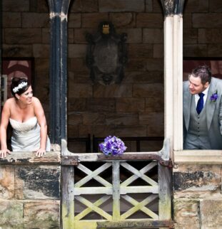 A romantic religious ceremony at Durham Cathedral for Mark and Gillian Jopling