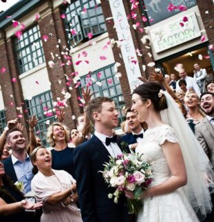 You're Invited To The Wedding Party At The Biscuit Factory!