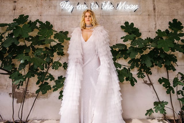 Belle Bridal Photoshoot Middleton Lodge Celestial She