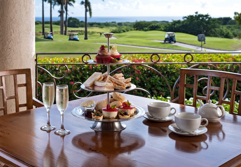 Royal Westmoreland Barbados Nov-2019 Clubhouse tea setting
