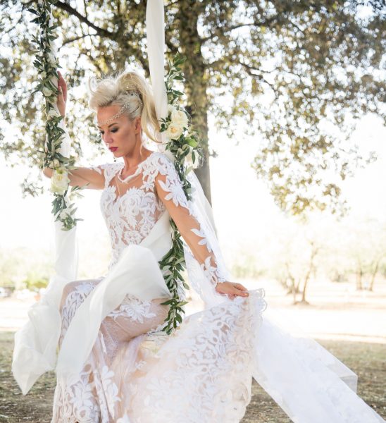 Korrine Spock in a Riki Dalal Gown from Si Bridal, Image by Scott Spock Photography